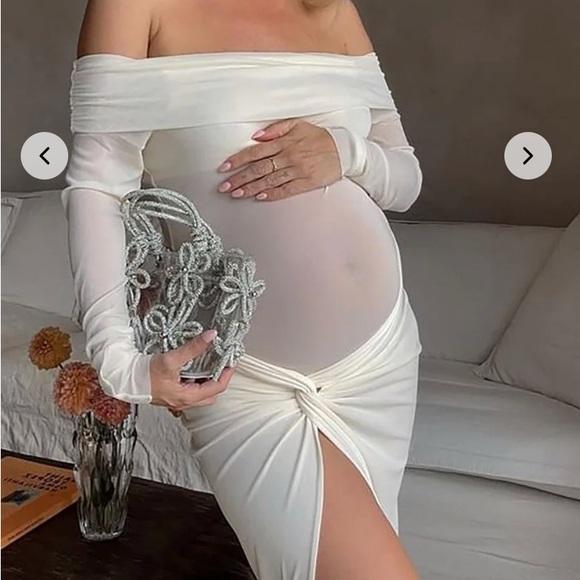 NWT Bumpsuit Off The Shoulder Soft Mesh Top - Picture 2 of 3